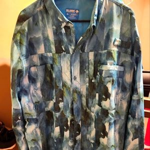 Reel legend long sleeve button up